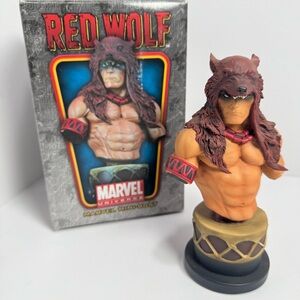 Bowen Designs Red Wolf Marvel Mini Bust Statue Limited 1000 Randy Bowen